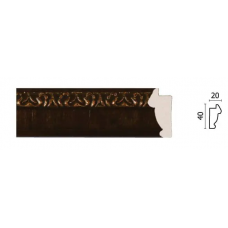 Молдинг-Багет Decor Dizayn 807-1 Полистирол 2400*40*20 мм