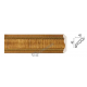Карниз малый Decor Dizayn 174-4 Полистирол 2400*42*42 мм