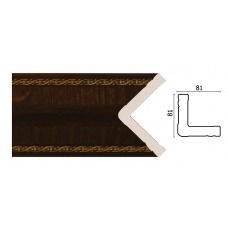 Уголок Decor Dizayn 140-1 Полистирол 2400*81*81 мм