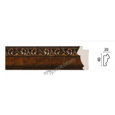 Молдинг-Багет Decor Dizayn 807-2 Полистирол 2400*40*20 мм