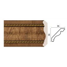 Карниз Decor Dizayn 171-3 Полистирол 2400*91*91 мм