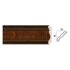 Карниз средний Decor Dizayn 173-2 Полистирол 2400*63*63 мм