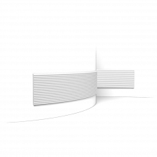 Декоративная панель гибкая Orac Decor WX210F REED Дюрополимер 2000*255*12 мм